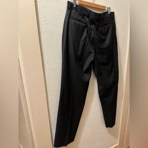 Banana Republic Dress Pants Men Black Wool Modern Fit Size 35X32